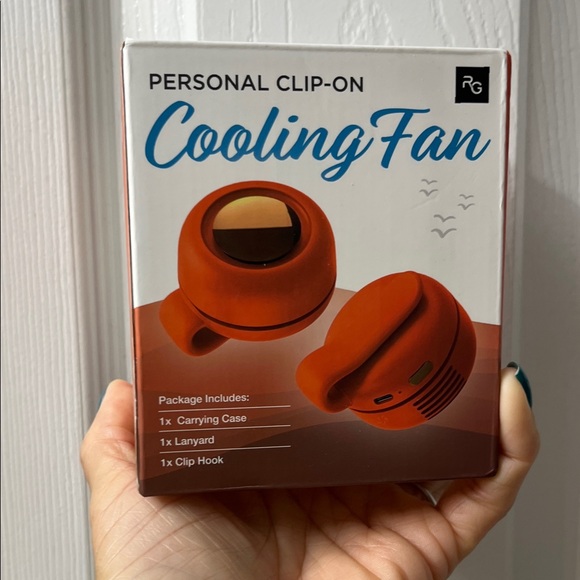 RG ROHS Other - 💨Portable Clip-On Cooling Fan - Vibrant Orange🧡